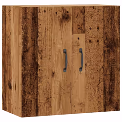 vidaXL Wall Cabinet Hanging Storage Cabinet Wall Cupboard Engineered Wood - old wood