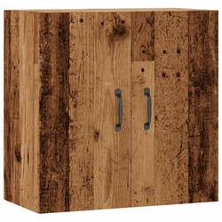 vidaXL Wall Cabinet Hanging Storage Cabinet Wall Cupboard Engineered Wood - old wood