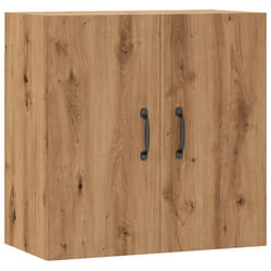 vidaXL Wall Cabinet Hanging Storage Cabinet Wall Cupboard Engineered Wood - artisan oak