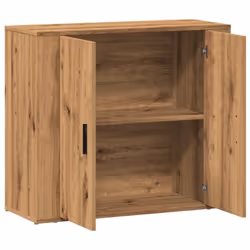 vidaXL Sideboard Side Cabinet Storage Cupboard Home Organiser Engineered Wood - oak - Additional view 4