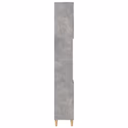 vidaXL Bathroom Cabinet Storage Unit Vanity Unit Concrete Grey Engineered Wood - Additional view 5