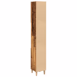 vidaXL Bathroom Cabinet Cupboard Tallboy Unit Storage Cabinet Engineered Wood - old wood - Additional view 6