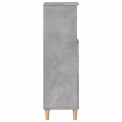 vidaXL Bathroom Cabinet Cupboard Vanity Unit Concrete Grey Engineered Wood - Additional view 5