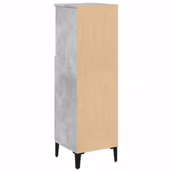 vidaXL Bathroom Cabinet Concrete Grey 30x30x100 cm Engineered Wood - Additional view 6