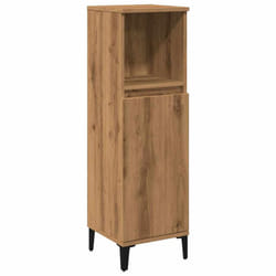 vidaXL Bathroom Cabinet Artisan Oak 30x30x100 cm Engineered Wood - artisan oak
