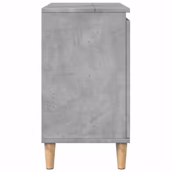 vidaXL Sink Cabinet Vanity Unit Storage Cupboard Concrete Grey Engineered Wood - Additional view 5