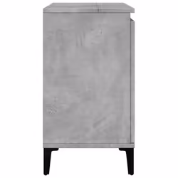vidaXL Sink Cabinet Vanity Unit Storage Cupboard Concrete Grey Engineered Wood - Additional view 5