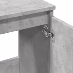 vidaXL Sink Cabinet Vanity Unit Storage Cupboard Concrete Grey Engineered Wood - Additional view 7