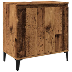 vidaXL Sink Cabinet Vanity Unit Storage Cupboard Engineered Wood - old wood