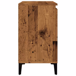vidaXL Sink Cabinet Vanity Unit Storage Cupboard Engineered Wood - old wood - Additional view 5