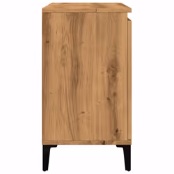 vidaXL Sink Cabinet Vanity Unit Storage Cupboard Engineered Wood - artisan oak - Additional view 5