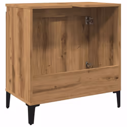 vidaXL Sink Cabinet Vanity Unit Storage Cupboard Engineered Wood - artisan oak - Additional view 6