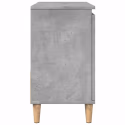vidaXL Sink Cabinet Vanity Unit Storage Cupboard Concrete Grey Engineered Wood - Additional view 5