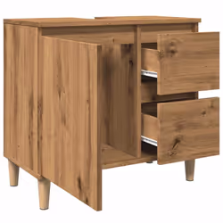 vidaXL Sink Cabinet Vanity Unit Storage Cupboard Artisan Oak Engineered Wood