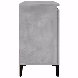 vidaXL Sink Cabinet Vanity Unit Storage Cupboard Concrete Grey Engineered Wood - Additional view 5