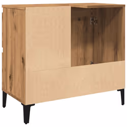 vidaXL Sink Cabinet Vanity Unit Storage Cupboard Artisan Oak Engineered Wood - Additional view 5