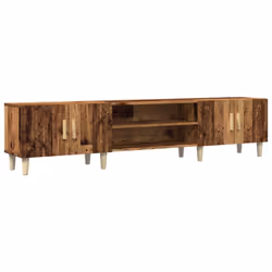 vidaXL TV Cabinet TV Stand Media Cabinet TV Unit Sideboard Engineered Wood - old wood