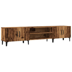 vidaXL TV Cabinet TV Stand Media Cabinet TV Unit Old Wood Engineered Wood - old wood