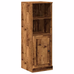 vidaXL Highboard Sideboard Side Cabinet Cupboard Old Wood Engineered Wood - old wood