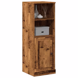 vidaXL Highboard Sideboard Side Cabinet Cupboard Old Wood Engineered Wood - old wood