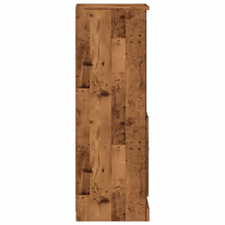 vidaXL Highboard Sideboard Side Cabinet Cupboard Old Wood Engineered Wood - old wood - Additional view 5
