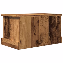 vidaXL Storage Box Garden Tool Chest Outdoor Storage Bin Box Engineered Wood - old wood, 30 x 50 x 28 cm - Additional view 7