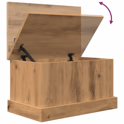 vidaXL Storage Box Garden Tool Chest Outdoor Storage Bin Box Engineered Wood - artisan oak, 30 x 50 x 28 cm - Additional view 8