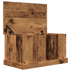 vidaXL Storage Box Garden Tool Chest Outdoor Storage Bin Box Engineered Wood - old wood, 70 x 40 x 38 cm - Additional view 4