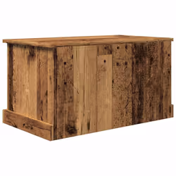 vidaXL Storage Box Garden Tool Chest Outdoor Storage Bin Box Engineered Wood - old wood, 70 x 40 x 38 cm - Additional view 7