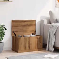 vidaXL Storage Box Garden Tool Chest Outdoor Storage Bin Box Engineered Wood - artisan oak, 70 x 40 x 38 cm - Additional view 2