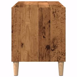 vidaXL Record Cabinet Record Player Stand Sideboard Old Wood Engineered Wood - artisan oak - Additional view 4