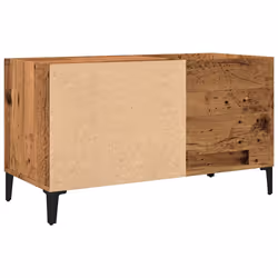 vidaXL Record Cabinet Sideboard Storage Cabinet Engineered Wood - old wood - Additional view 5