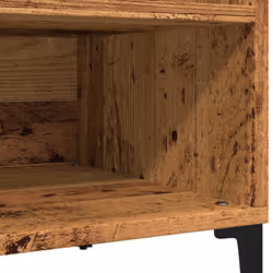 vidaXL Record Cabinet Sideboard Storage Cabinet Engineered Wood - old wood - Additional view 7