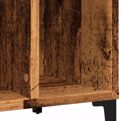 vidaXL Record Cabinet Record Player Stand Sideboard Old Wood Engineered Wood - Additional view 6
