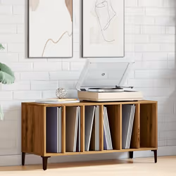 vidaXL Record Cabinet Sideboard Storage Cabinet Artisan Oak Engineered Wood