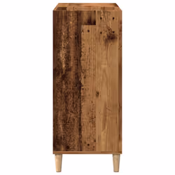 vidaXL Record Cabinet Sideboard Storage Cabinet Engineered Wood - old wood - Additional view 4
