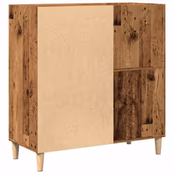 vidaXL Record Cabinet Sideboard Storage Cabinet Engineered Wood - old wood - Additional view 5