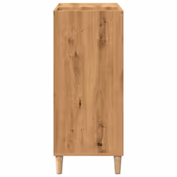 vidaXL Record Cabinet Sideboard Storage Cabinet Engineered Wood - artisan oak - Additional view 4