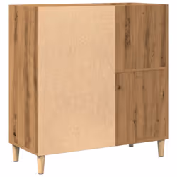 vidaXL Record Cabinet Sideboard Storage Cabinet Engineered Wood - artisan oak - Additional view 5