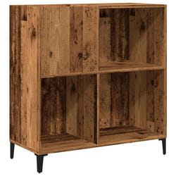 vidaXL Record Cabinet Sideboard Storage Cabinet Engineered Wood - old wood