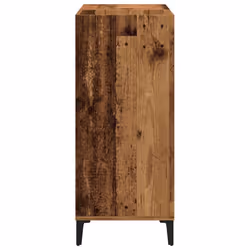 vidaXL Record Cabinet Sideboard Storage Cabinet Engineered Wood - old wood - Additional view 4