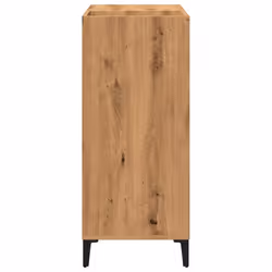 vidaXL Record Cabinet Sideboard Storage Cabinet Engineered Wood - artisan oak - Additional view 4