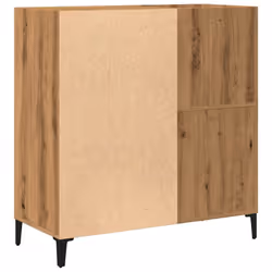 vidaXL Record Cabinet Sideboard Storage Cabinet Engineered Wood - artisan oak - Additional view 5