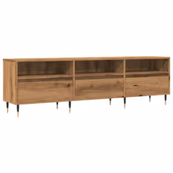 vidaXL TV Cabinet TV Stand TV Unit Media Cabinet Old Wood Engineered Wood - artisan oak