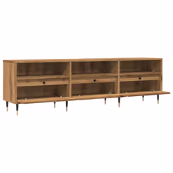vidaXL TV Cabinet TV Stand TV Unit Media Cabinet Old Wood Engineered Wood - artisan oak - Additional view 4
