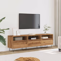 vidaXL TV Cabinet TV Stand Media Cabinet TV Unit Old Wood Engineered Wood - artisan oak