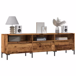 vidaXL TV Cabinet TV Stand TV Unit Media Cabinet Old Wood Engineered Wood