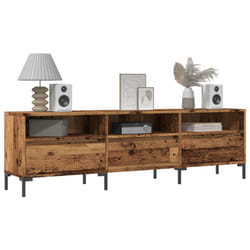 vidaXL TV Cabinet TV Stand TV Unit Media Cabinet Old Wood Engineered Wood