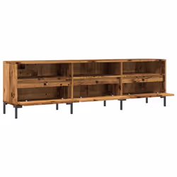 vidaXL TV Cabinet TV Stand TV Unit Media Cabinet Old Wood Engineered Wood - Additional view 4