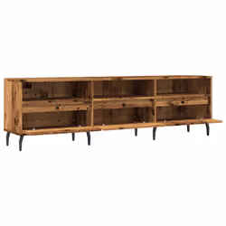 vidaXL TV Cabinet Old Wood 150x30x44.5 cm Engineered Wood - Additional view 4